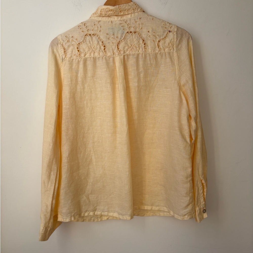 Haris Cotton Linen Button Down​ - Picture 3 of 14